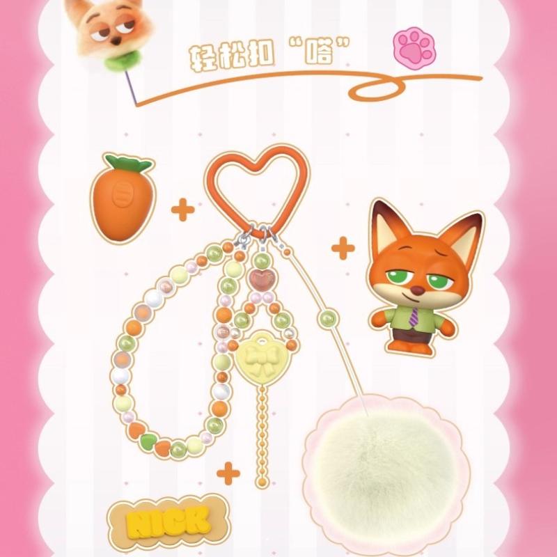 NEW Blokees Zootopia "Marshmallow Adventure" Blind Box Movie Peripheral Plush Keychain Anime Figure Model Cute Collectible Gifts