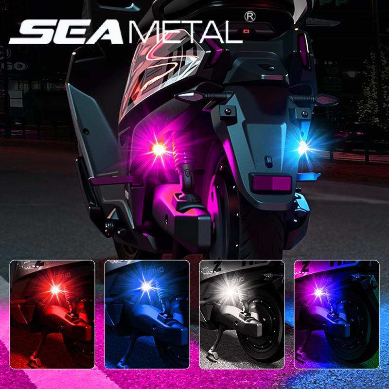 SEAMETAL Aircraft Strobe Lights Motorcycle Lights RGB Led Aircraft Strobe Lights Model Airplane Fixed Wing Bicycle Flashing Taillight