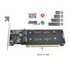 Xiwai 4X NVMe M.2 AHCI - PCIe Express 3.0 Gen3 X16 RAID Card VROC Raid0 Hyper Adapter.