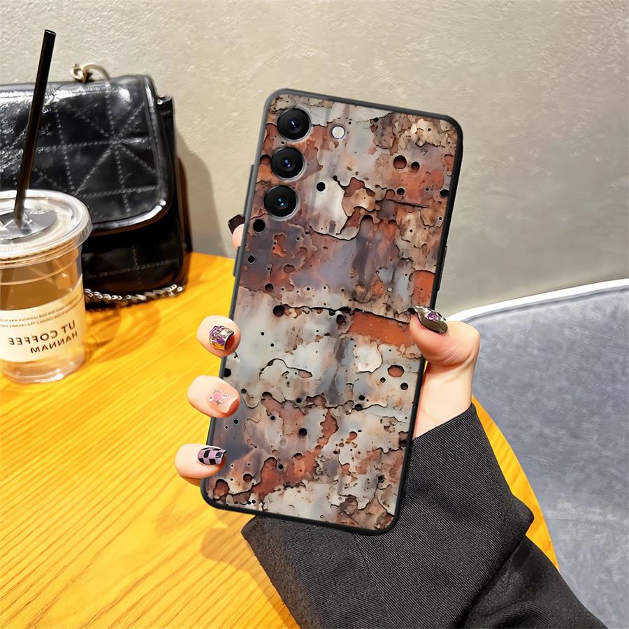 Case for Samsung Galaxy A50 A70 A06 A07 A30 A40 A01 A02 A03 Note 20 Ultra 9 10 A04 A10 A20 A05 Phone Cover Rust Art