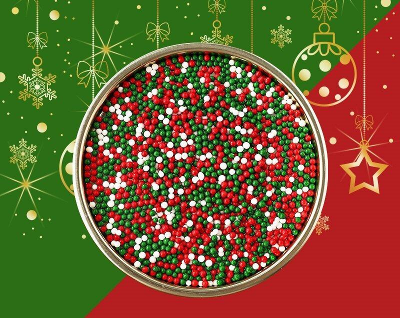 

Рождественская смесь посыпок Рождественская елка Санта Клаус Посыпки Рождественские джимми Красные и зеленые посыпки для выпечки и украшения печенья