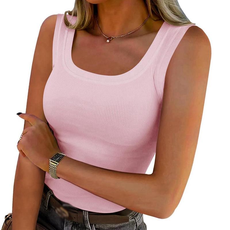 

Женская майка-топ без рукавов с квадратным вырезом XL