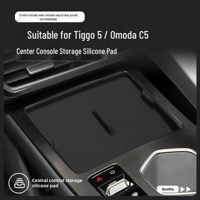 Tiggo 5 Anti-Slip Silicone Console Pad - Fits 26 Chery Models, Protective Car Accessory