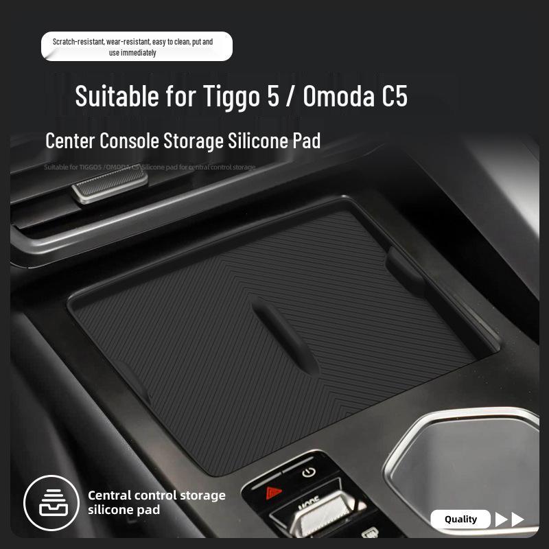 Tiggo 5 Anti-Slip Silicone Console Pad - Fits 26 Chery Models, Protective Car Accessory