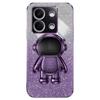 For Xiaomi Redmi Note 13 4G Case Glitter Powder Anti-scratch PC+TPU Phone Kickstand Cover