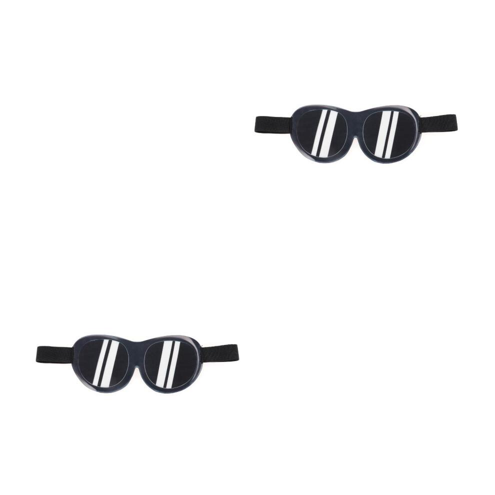 2Stk Komfortable 3D Schlafmaske Augenmaske Mit Zugband