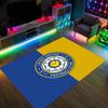 Leeds United Voetbal Ontwerp Kristal Fluweel Tapijt Gezellig Niet?Antislip Bedrukt Tapijt Voor Slaapkamer Woonkamer Entree