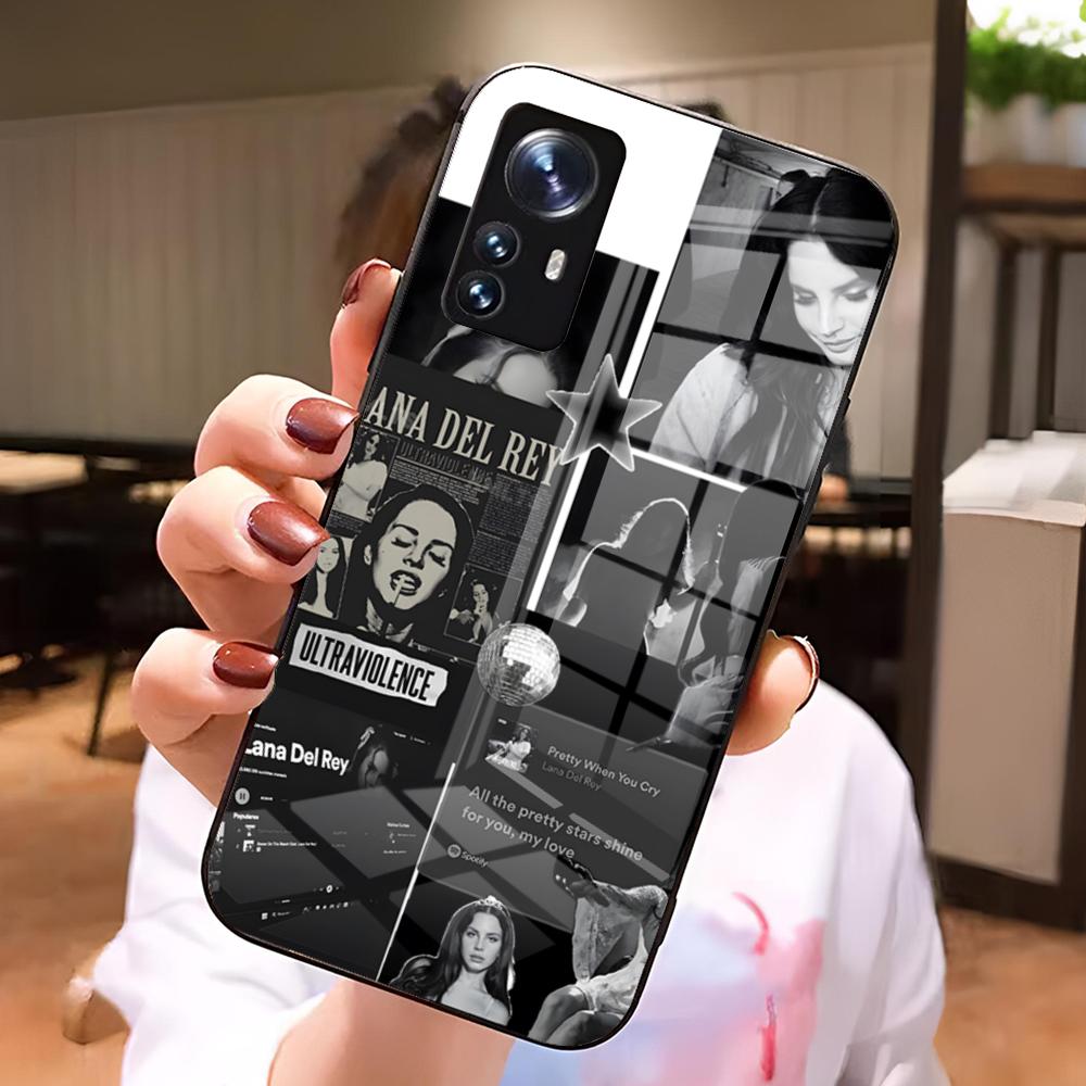 Fashion Lana Del Rey Phone Case For Samsung S25 S24 S23 S22 S21 S20 Plus Ultra Note20 Glass Phone Case Popular Premium