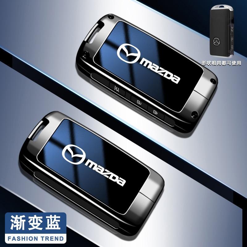 New Zinc Alloy Car Smart Key Case Cover Holder For Mazda 3 Alexa CX30 CX-4 CX5 CX-5 D CX8 CX-8 CX-30 CX9 CX-9 Keychain Accessories