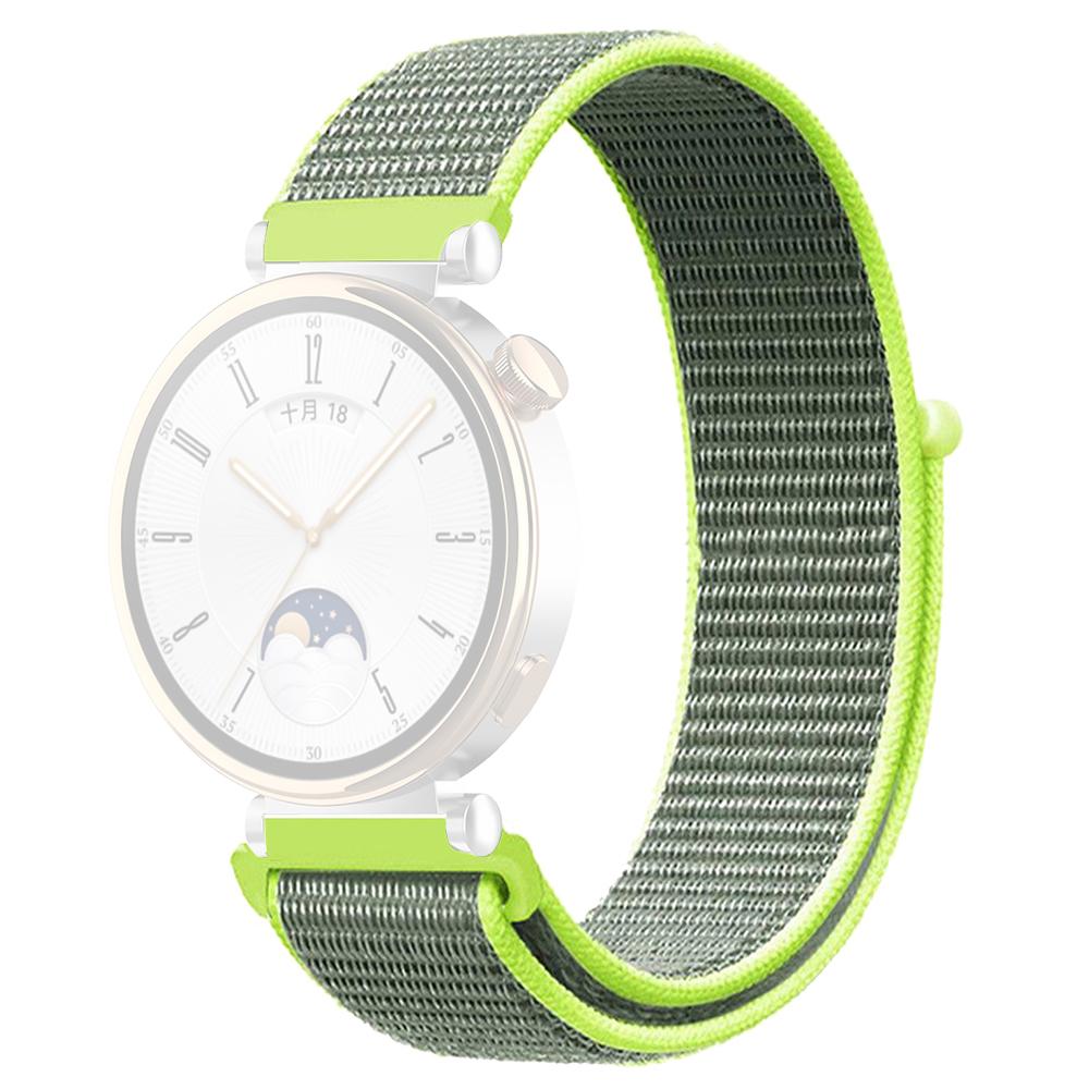 For Huawei Watch GT 4 41mm/Garmin Venu 3S Watch Band 18mm Nylon Loop Adjustable Wrist Strap
