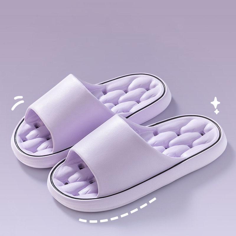 Women Slippers Fashion Ultra Light Soft EVA Slippers Simple Flip Flop Sandals Comfortable Men Non-slip Bathroom Home Slippers