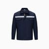 Men's Double-Layer Long-Sleeve and Short-Sleeve Workwear Set for Autumn/Winter - Durable and Thickened for Labor Protection