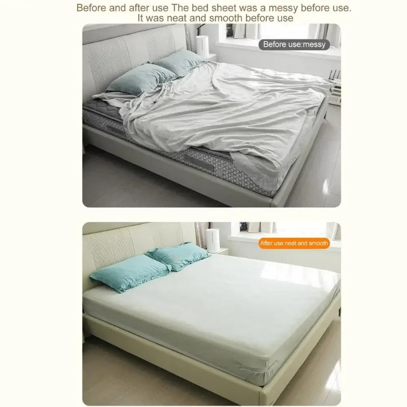 4Pcs Heavy Duty Bedsheet Corner Tightener Clips High-Quality Materials Durable And Reliable Bed Sheet Grippers For Protectors