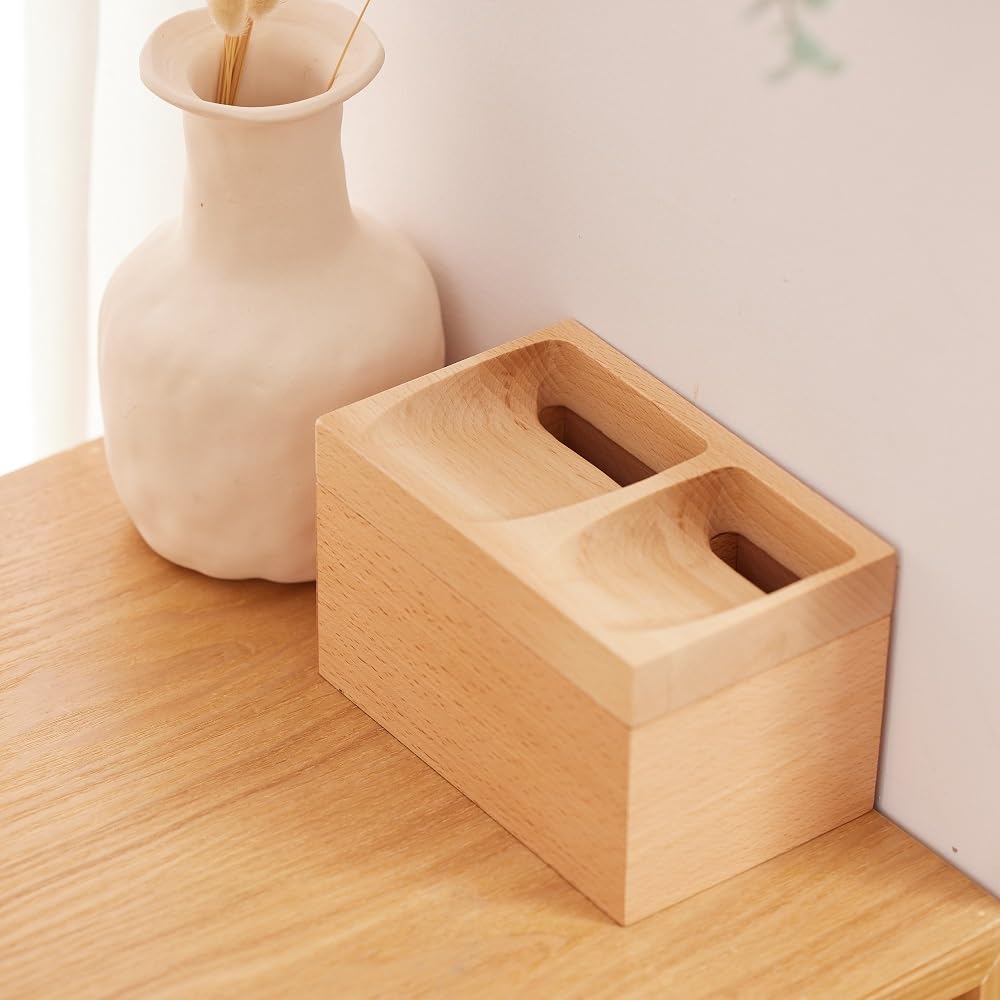 TOSMU Pușculiță ca o ofrandă făcută din pușculiță naturală mică Nou prim sanctuar 7020 cutie, lemn, lemn, elegantă, bancă, monede, mărunțiș, cadou de Anul Nou, vizită,