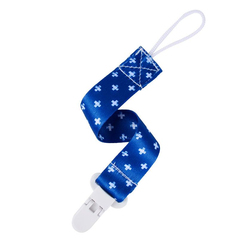 New Baby Pacifier Clip Chain Ribbon Dummy Holder Soother Pacifier Clips Leash Strap Nipple Holder for Infant Feeding Gift