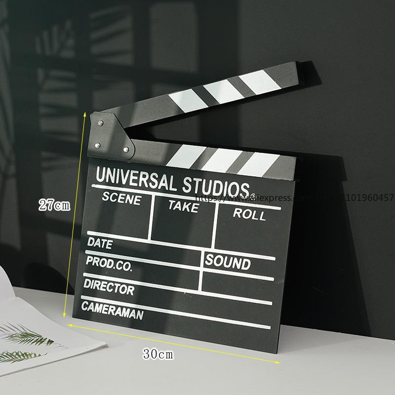 Movie Shooting Board Scene Record Board, Photography Online Store, Photo, Creative Decorations, Ornaments, Shooting Board,wooden