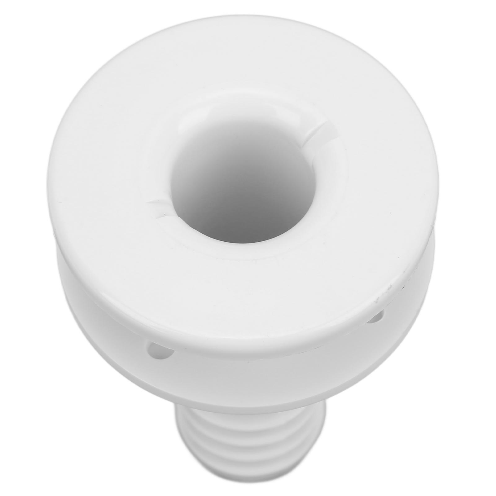 

1‑1 8in Boat Through Hull Connection Plastic White Pipe Fitting for Onboard Plumbing System