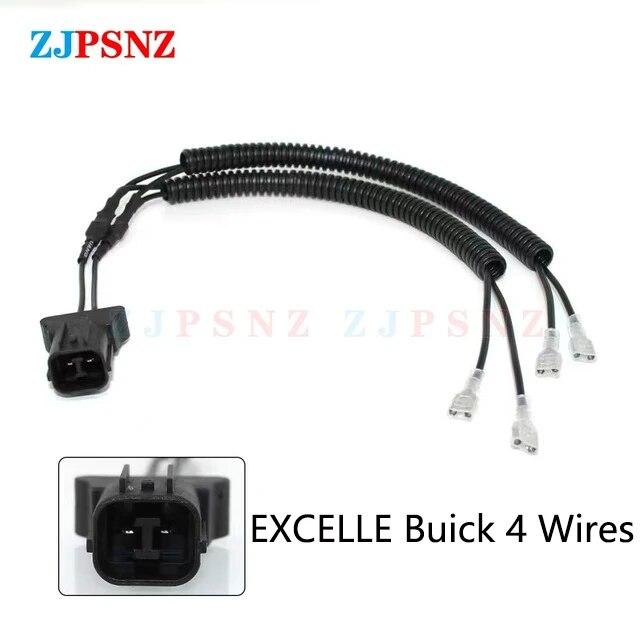 Zástrčka klaksonu do auta 4vodičová vlnitá trubka Vyhrazená zástrčka na šnečí klakson Konverzní zástrčka do auta