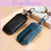 Leather Key Case With Zipper For Car Keys And Daily Use
