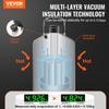 Flüssigstickstofftank 3 L Aluminiumlegierung LN2 Behälter Dewar 6 Kanister