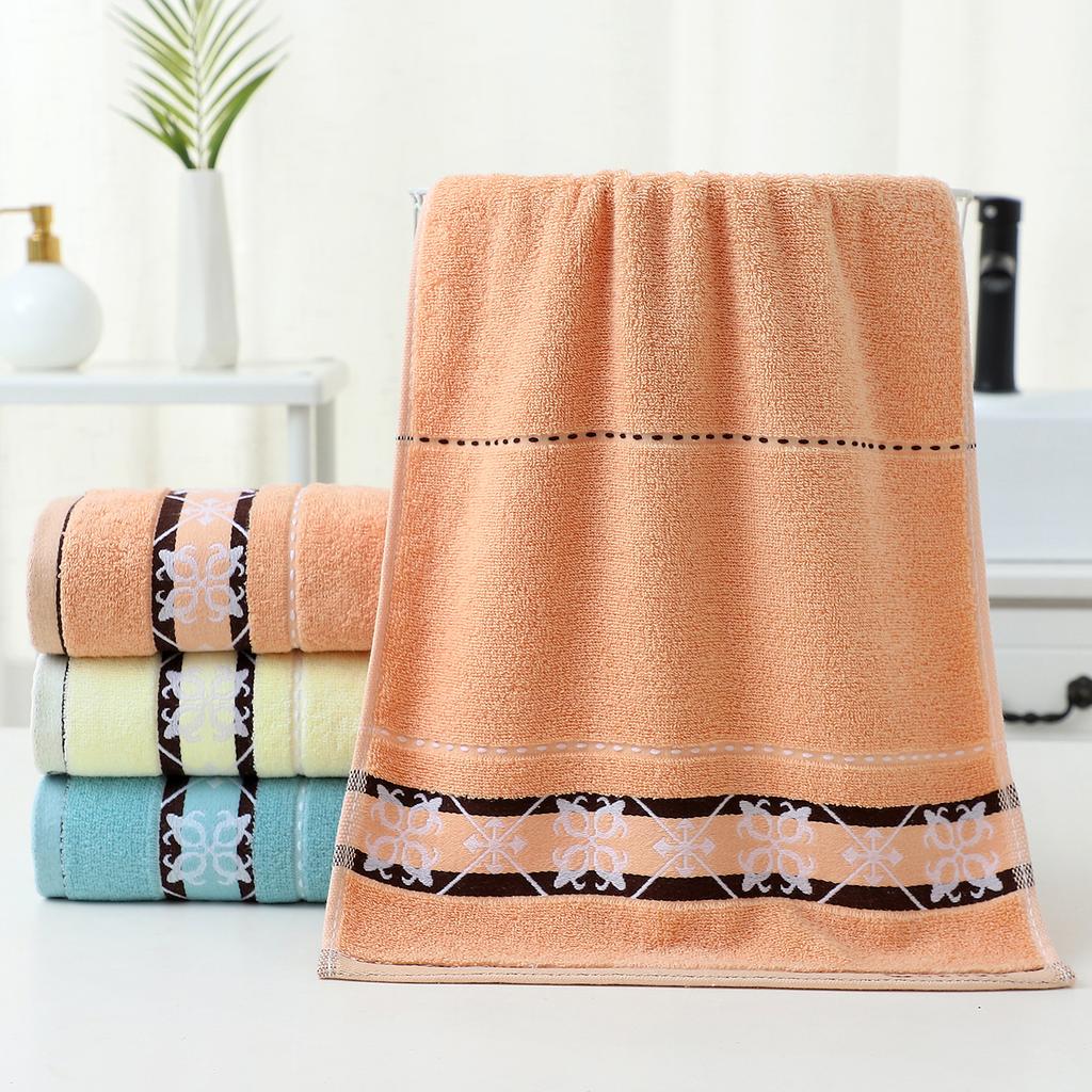 Pure Cotton Towel Supermarket Shopping Company Face Towel Embroidery Gift Idea Thickened Cotton Towel Pure Cotton