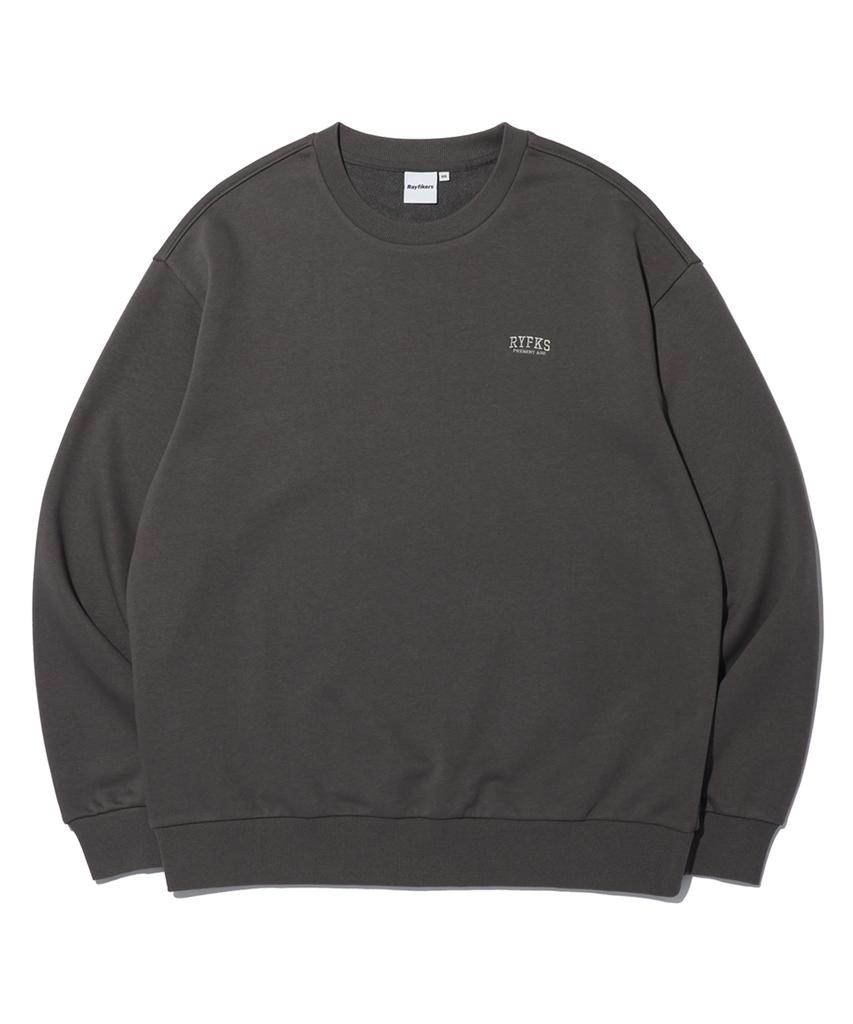RAYFIKERS Signature Small Logo Sweatshirt Mq6Tu135_Charcoal