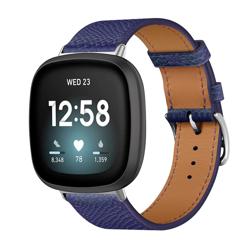 Leather Bracelet Strap For Fitbit Versa 4 3 2 1 Versa Lite Smart Watch Wristband Replacement Strap For Fitbit Sense/sense 2 Watchband