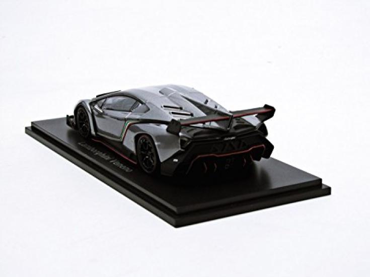 Kyosho Original Lamborghini Veneno Fertigprodukt 1/43 (Graue/Rote Linie)