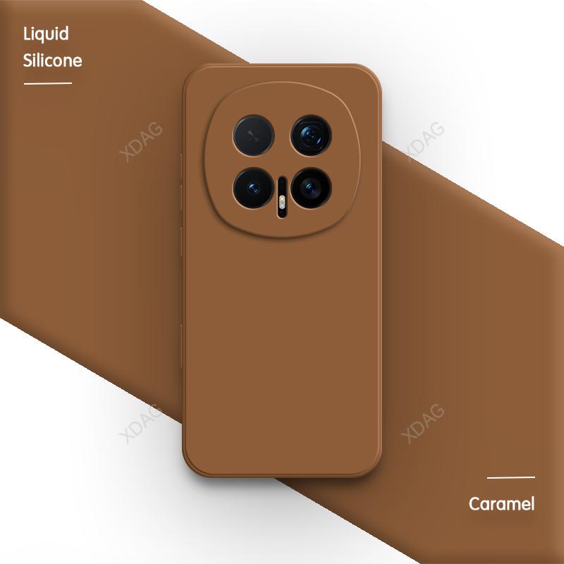 Original Liquid Silicone Soft Phone Case for Honor Magic8 Magic 8 Pro 8Pro 5G Funda Lens Protection Internal Flocking Back Cover