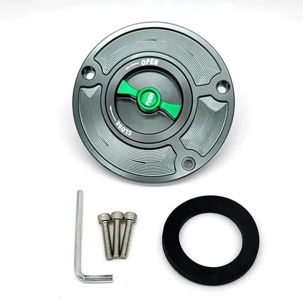 Motocycle CNC Fuel Tank Cap Cover For Kawasaki Z650 2017-2019 Z800 2013-2019 Z1000 2007-2017 Z750 /R 2007-2012