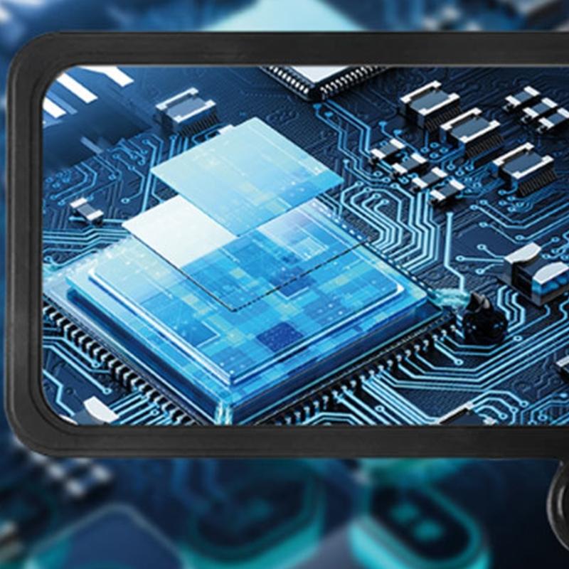 3X Magnification Magnifying Glass 72 LED Light 3 Lighting Modes Rechargeable Magnifier USB Rechargeable Large Lens