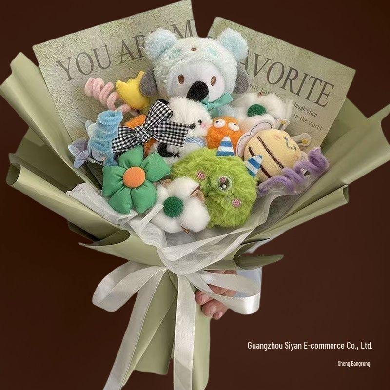 Cinnamoroll & Pochacco Doll Bouquet Birthday Gift for Girls