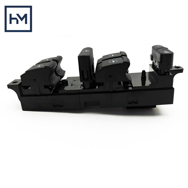 Master Power Window Switch Left Hand Drive with Green Illumination 1J4959857C For Skoda Fabia VW Polo Golf Passat Seat Leon
