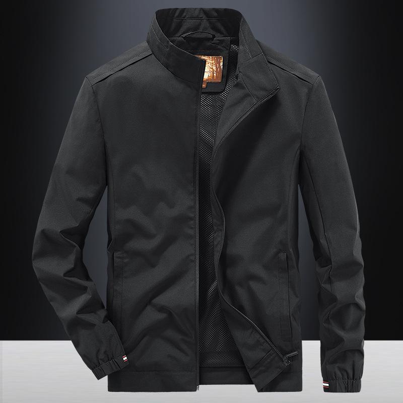 

Куртка мужская со стойкой воротником осенне-зимняя мужская в корейском стиле приталенная молодежная универсальная уличная повседневная универсальная куртка-топ 5XL