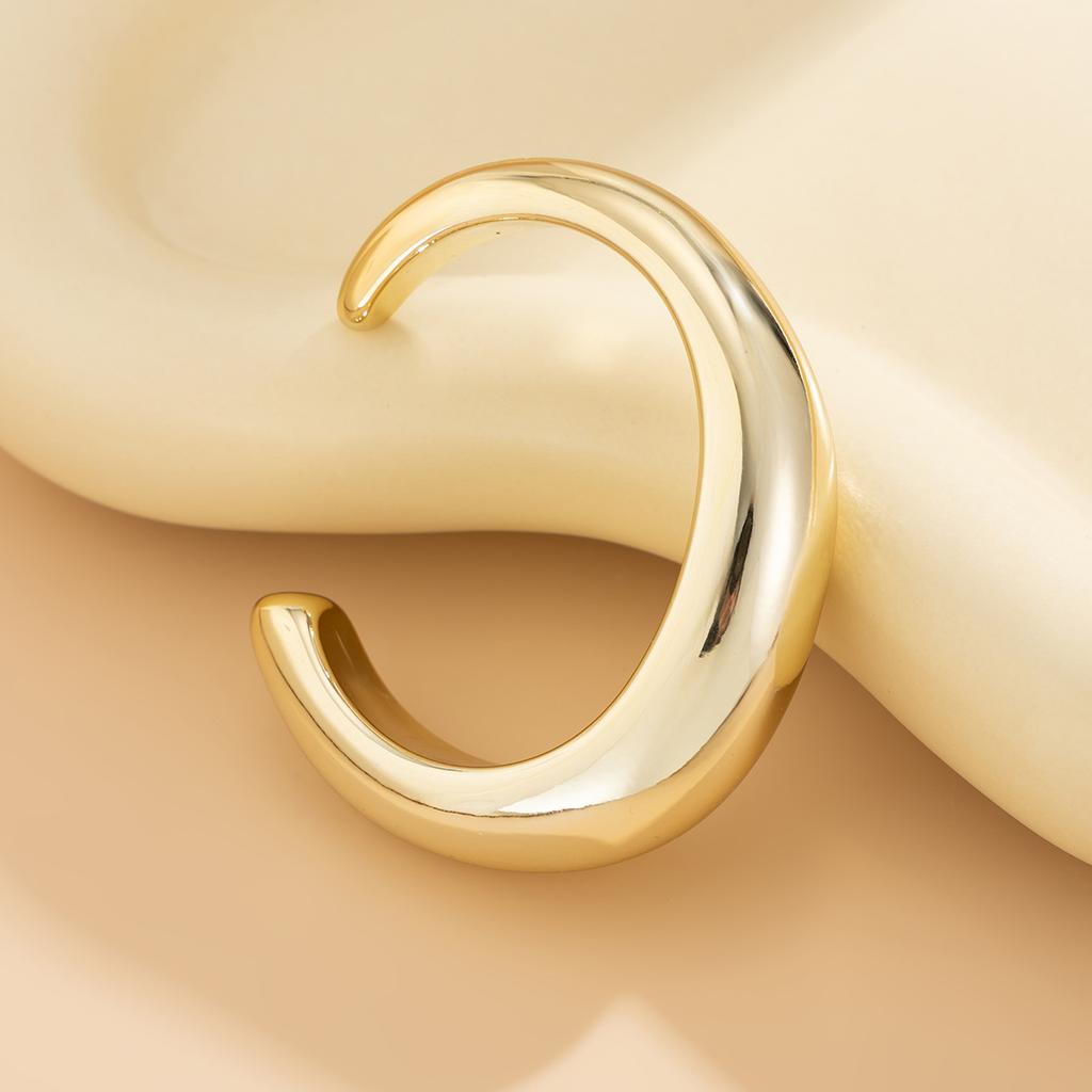 Přehnané Punkové Nepravidelné CCB Kovové Robustní Manžetové Náramky pro Ženy Hip Hop Zlatá Barva Široký Náramek Steampunk Pánské Šperky