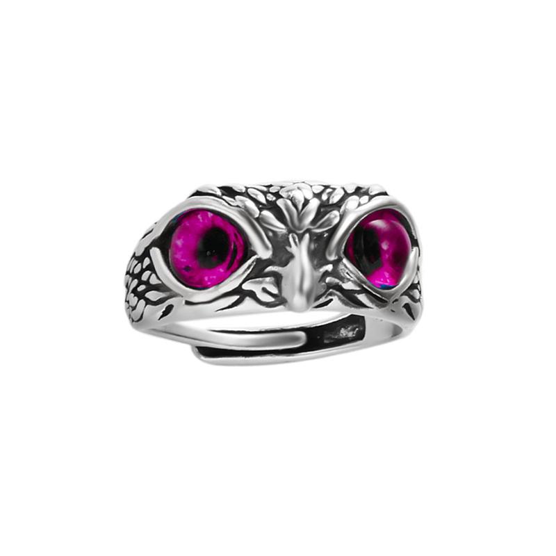 

Opening Adjustable Ring Alloy Branch Owl Ring Fashion Zircon Female Wedding Party Zircon Ring Women Man Rings Best Gift resizable