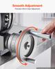 VEVOR Horizontal Vertical Rotary Table 200 mm Precision Milling Rotary Table, with T-Slot & Graduated Scale, Worm Gear Adjustment, Cast Iron