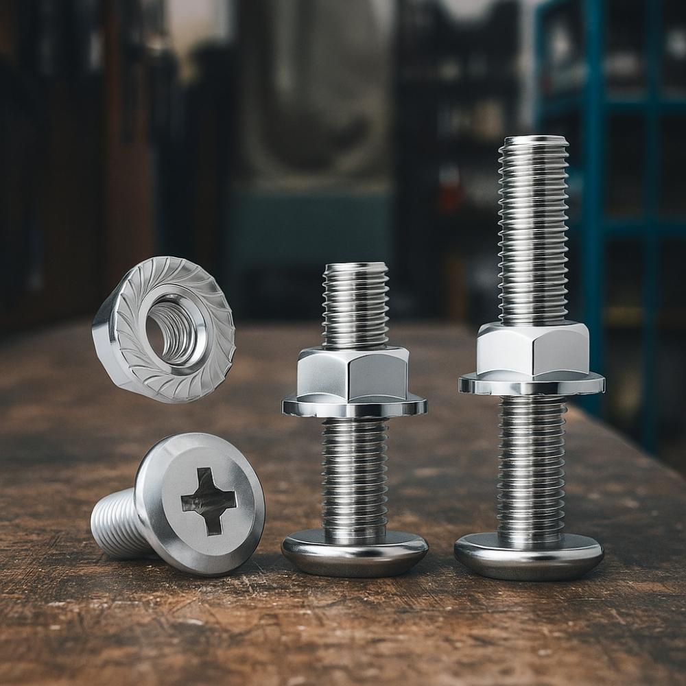 M6 M8 Hex Head Screws Lock Washers Bolts and Nut Set Multi-Purpose Allen Head Bolt  DIY Projects