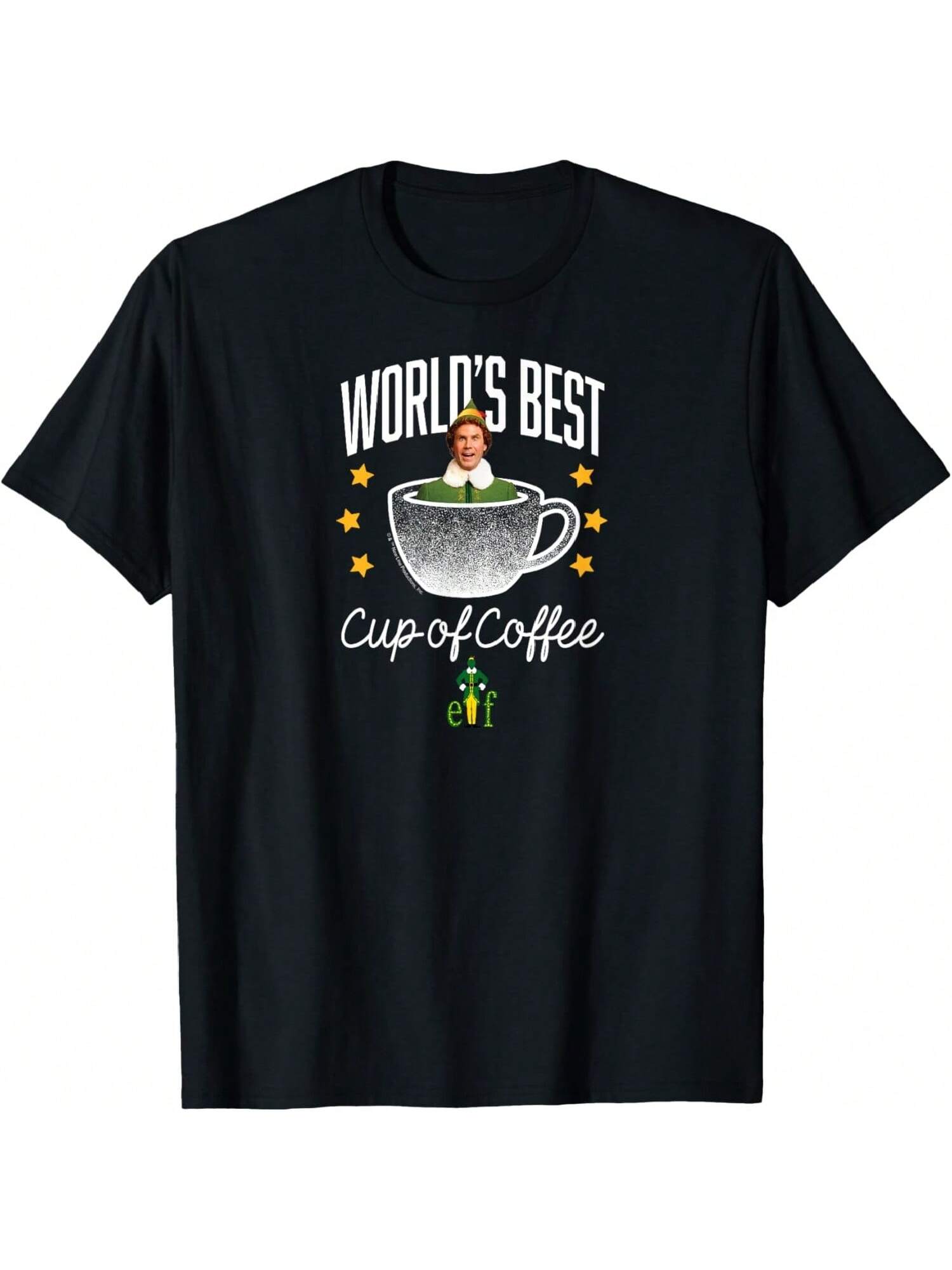 

Elf - Buddy World s Best Cup Of Coffee T-Shirt XXXXXL