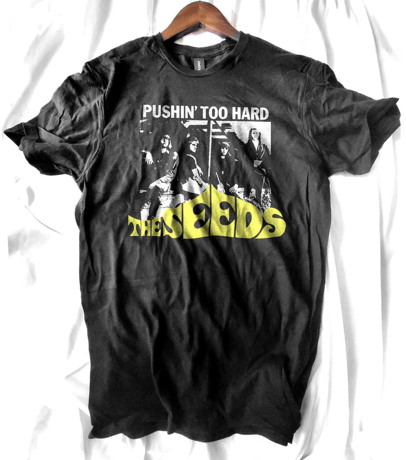 футболка группы The Seeds pushin too hard 60s garage rock punk XXL