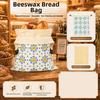 Reusable Beeswax Bread Bags Lock Closure Food Storage Bags New Sourdough Bread Bags  Homemade