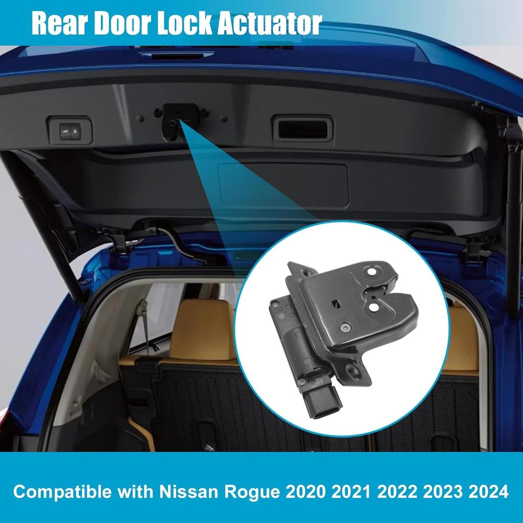 GXARTS Trunk Door Lock Actuator 905026RR1A 905026RF0A Compatible with Nissan Rogue 2020 2021 2022 2023 2024 Rear Door Lock Actuator