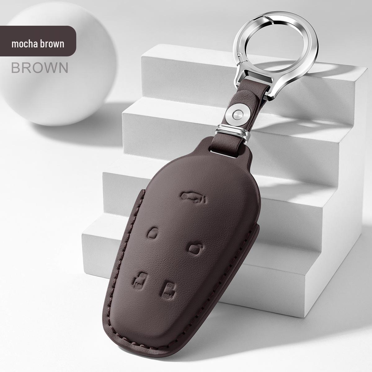 

Lantu Dreamer Premium Cowhide Car Key Cover with Buckle