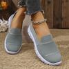 Women Sneakers Summer Mesh Breathable Sneakers Women Light Slip on Flat Platform Casual Loafers Anti-slip Walking Women Shoes
