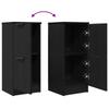 Sideboard 2 pcs Black Oak Effect 30 x 30 x 70 cm