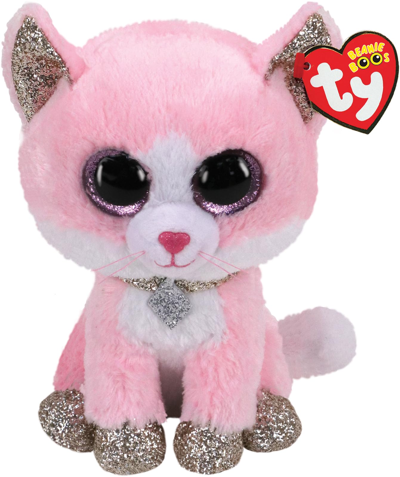 

Ты Фиона Розовая Кошка Beanie Boo - Рег