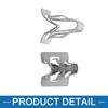 A ABSOPRO Automotive Silver Tone Metal Fastener Retainer Dashboard Trim