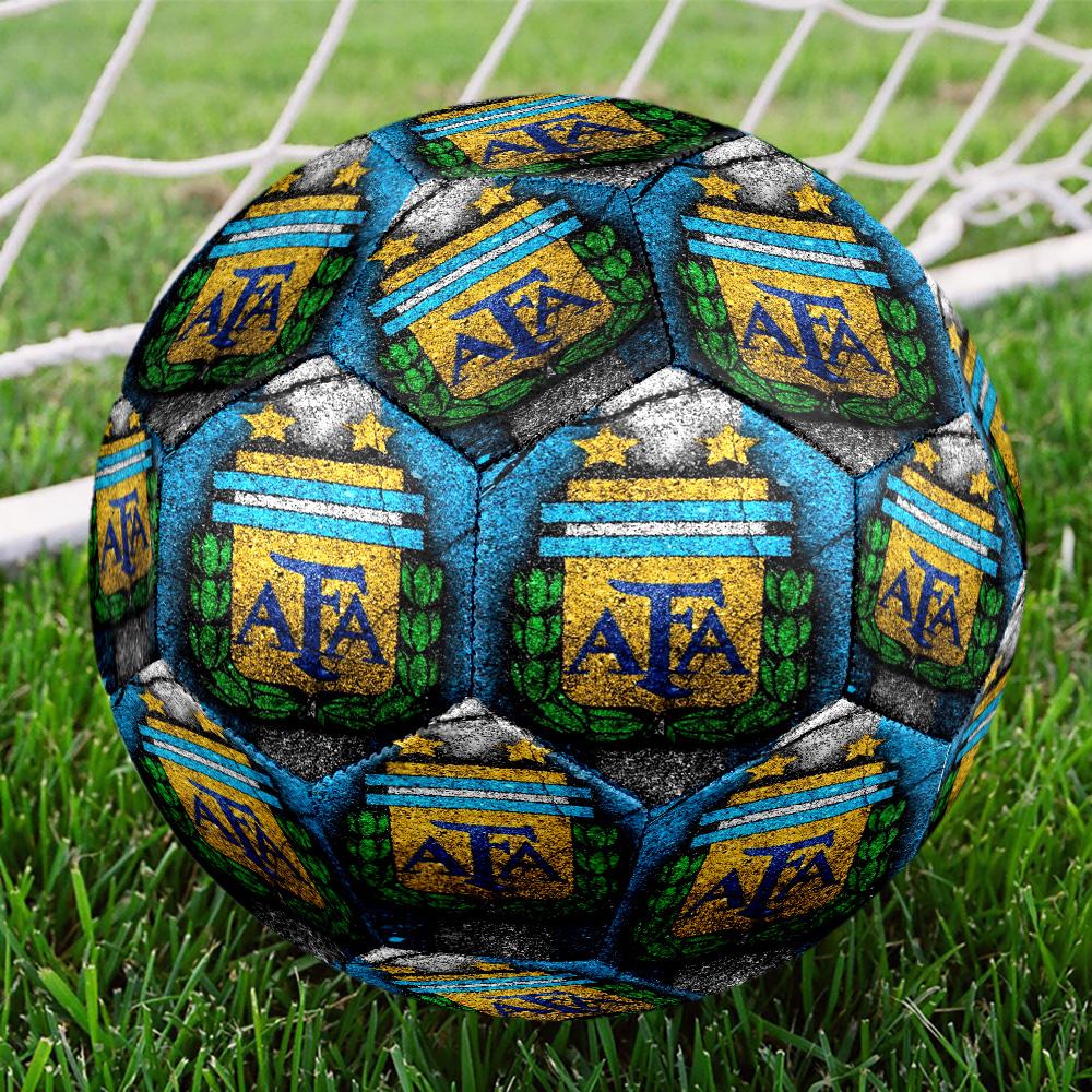 Argentina Football Club Printed Size 5 Soccer Balls, High-Quality, Anti-Slip, Protective Football, A Unique Gift , Birthdays, Christmas Gifts