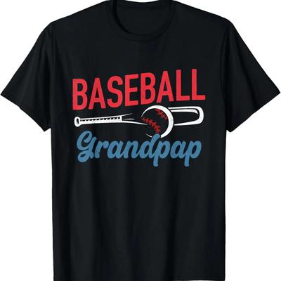 Baseball Grandpap Life Happy Father's Day Dad Grandpa Men T-Shirt