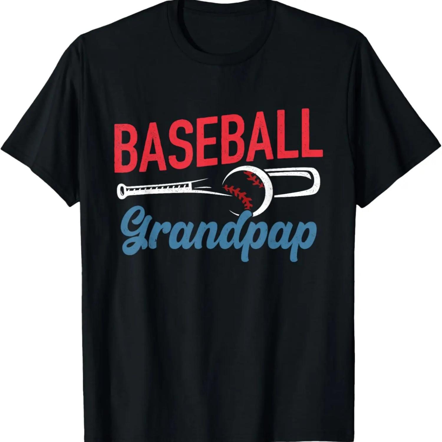 Baseball Grandpap Life Happy Father s Day Dad Grandpa Men T-Shirt S